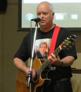 Peter Rae, of The Reasons, sang He Ain’t Heavy, He's My Brother, made popular by The Hollies, in tribute to his younger brother who was cared for at Hospice Prince Edward earlier this year.