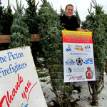 Firefighters' Christmas trees sales support County charities