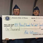 Kiwanis supports cadets; honours Rollie Moore
