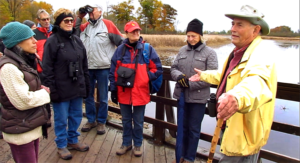 Tamara Segal and Terry Sprague led the walks