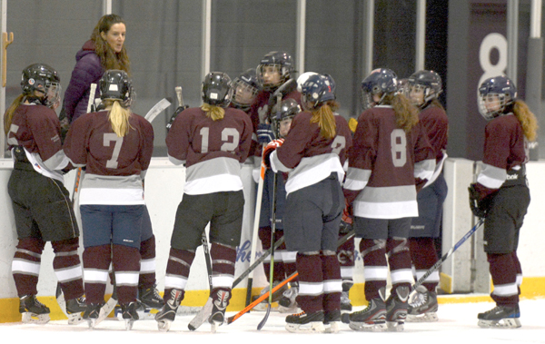 Head Coach Laurie Spencer with players Sydney Davies, Cori Goodman, Chloe Marshall, Brooke Jackson, Sarah Juby, Maddy Young, Kendra Marion, Kim Pothier, Celina Fox, Maddy Rowbotham, Abby Terpstra, Tynika Williams and Bella Cole. Missing from photo is Brandie Bakker.