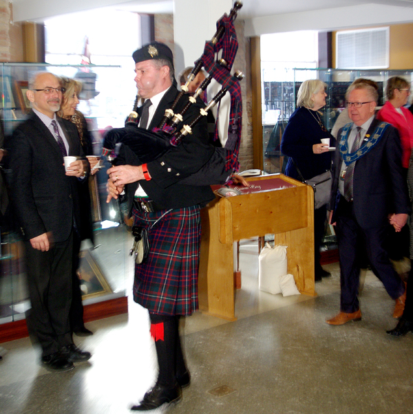 Taso A. Christopher, Mayor Belleville with Tim Simpson, of Williamstown and PEC Mayor Robert Quiaff. Bill Samuel photo