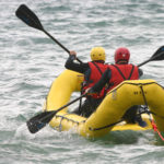 Anglers rescued by boat and helicopter