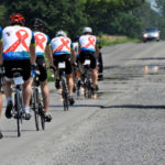 More than 100 Friends for Life cycle through the County on journey to Montreal