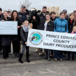 County dairy producers present a 'bo-fine' gift to Back the Build of PECMH