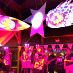 Space-themed lantern festival brings light to a cold, dark night