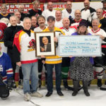 Hockey players honour teammate with memorial donation to County's hospital