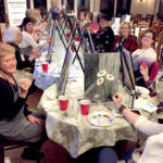 Participants paint and pour to Back the Build
