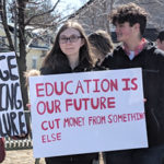 PECI students join province-wide walkout to protest education changes