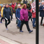 May Day March protests Ford government cuts to services