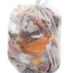 Clear garbage bags coming curbside in Wellington