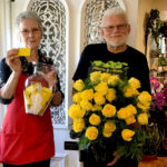 Marvin celebrates 40th with flowers; donation to hospital auxiliary