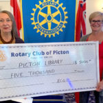Rotary presents $5,000 for Picton Library expansion