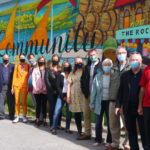 Recreation Outreach Centre youth unveil 'community' mural