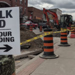 Construction work continues on Picton Main, Mary Street parking lot