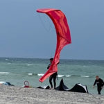 Cruising the wind and water at Wellington in Sunday's sunshine