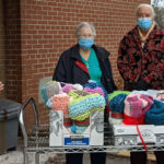 Knatty Knitters blanket hospital patients with handmade hug