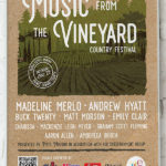 Music From the Vineyard Country Festival - tickets now available