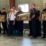 Three firefighters with more than 50 years service in PEC retire