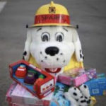 Firefighters collecting new toys for Christmas Angel campaign
