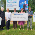 Rotarians present installment toward $100,000 pledge for new hospital