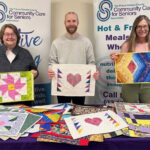 Quilters place joy at County senior's tables