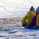 Sunshine and snow bring family fun