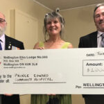 Wellington Elks support hospital equipment fund among donations