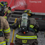 Mobile live training unit focus on firefighter skills and teamwork