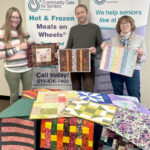 Quilters serve up handcrafted gifts for delivery with Meals on Wheels