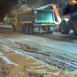 County crews removing Main Street snow banks