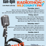 More than 45 local performers supporting County FM Radiothon June 5-8