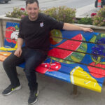 Artists, business and community bring new painted benches to Wellington