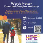 HPEDSB launches 'Words Matter' campaign